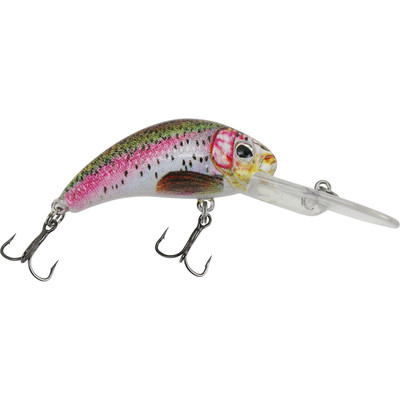 Walleye Nation Creations Boogie Shad Crankbait Custom Color - Rainbow Trout