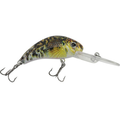 Walleye Nation Creations Boogie Shad Crankbait Custom Color - Goby