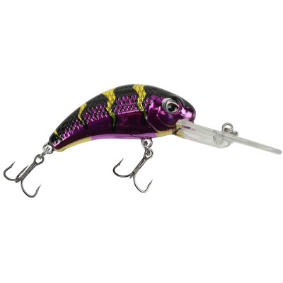 Walleye Nation Creations Boogie Shad Crankbait Custom Color - Grape Ape