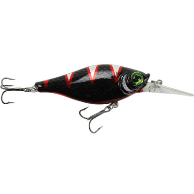 Walleye Nation Creations Shaky Shad Crankbait Custom Color - Black Mamba