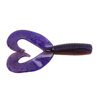 Zoom bait Fat Alber Twin Tail Soft Lure 89 mm Multicolor