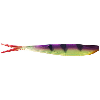 Big Bite Baits 4 Painted Slim Minnow Purple Perch / 4