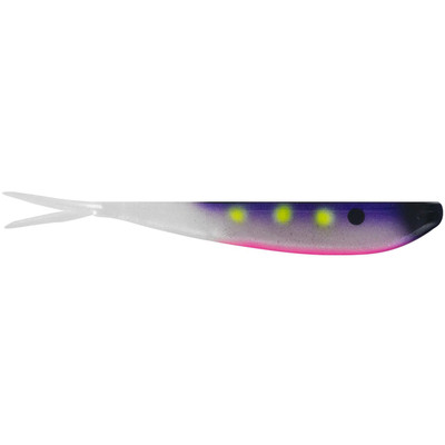 Big Bite Baits Slim Minnow Soft Bait Purple Spotlight