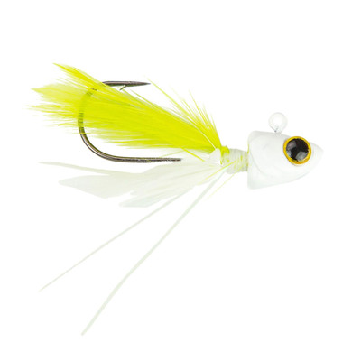 6th Sense Pluck Hair Jig Chartreuse Minnow