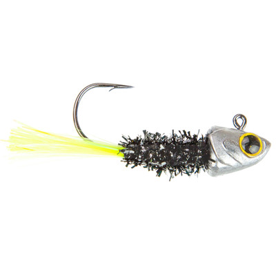 6th Sense Spangle Tinsel Jigs Black Neon