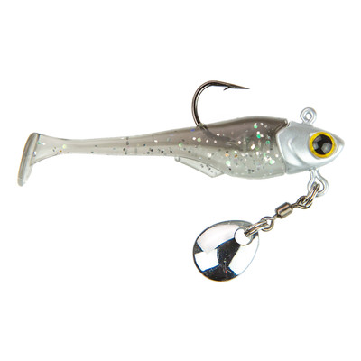 6th Sense Fishing Pecos Swimbait, Platinum White