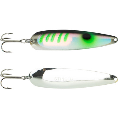 Michigan Stinger Magnum Spoon UV Green Alewife