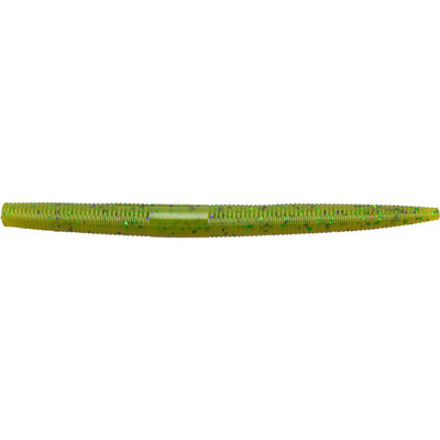 YUM Dinger Classic Worm All-Purpose Soft Plastic Bass Fishing Lure, 8 Count  - Great Texas Rigged, Wacky Style, Carolina Rigged, Pitched, Etc. 