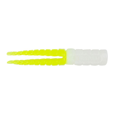 Leland's Lures Crappie Magnet Body Pack White-Chartreuse