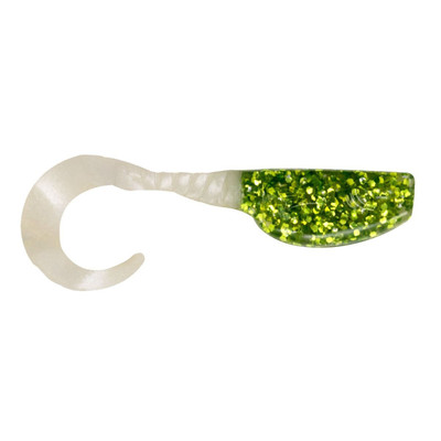 Leland's Lures Slab Curly Soft Baits Butla Gold