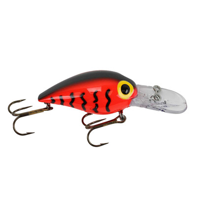 Brad's Wiggler - Fluorescent Red/Black Herringbone