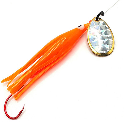 Wicked Lures Trout Killer Rig - Orange/Silver