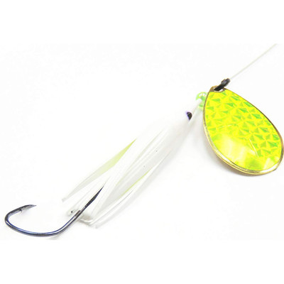 Wicked Lures Bass Killers White-Chartreuse