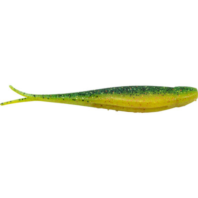Z-Man Jerk ShadZ Profumato 8,9 Cm - Esca Morbida A Coda Biforcuta Per Pesca In Mare E Dolce, Shiner, 5 Pezzi