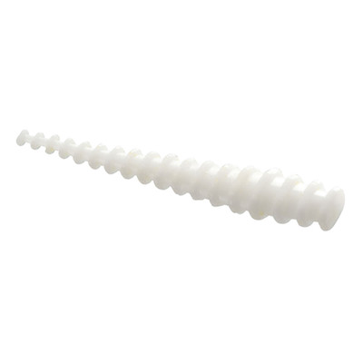 13 Fishing Squidworm Panfish Plastics White No. 1