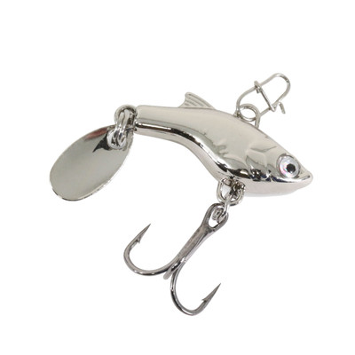 Clam Tikka Mino Fishing Lure – 1/16 Oz, Size 16, Glow Rainbow Tiger Pattern, UV Attractor For Panfish & Predators - View #3