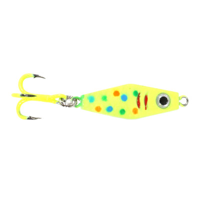 Clam Rattlin' PT Spoon - Chartreuse Wonderbread Glow - 1/16 oz.