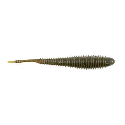 Missile Baits Spunk Shad - 3.5in - Green Pumpkin Delight