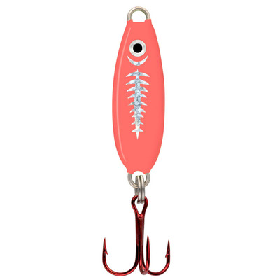 Northland Forage Minnow Spoon Super Glo Exo Red
