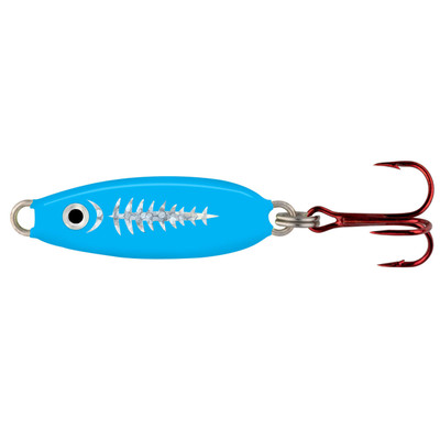 Northland Forage Minnow Spoon Super Glo Exo Blue