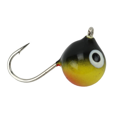 Fiskas Wolfram BALZ Series Tungsten Ice Jig Black/Yellow