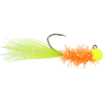 Widow Maker Lures Tungsten Shimmer Jig Chartreuse/Orange