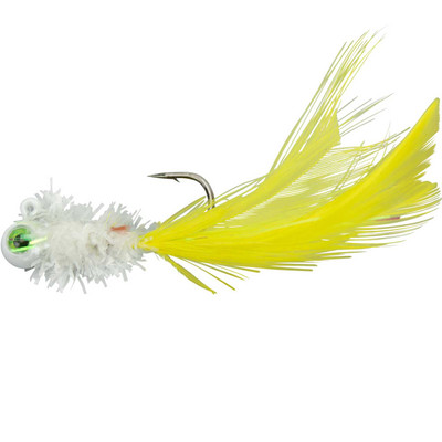 Jenko Warbird Hand Tied Jigs White Chart White