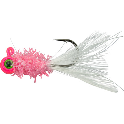 Jenko Kevin Rogers Warbird Hand Tied Jig 1/8 oz / Pink/Fire/Chart