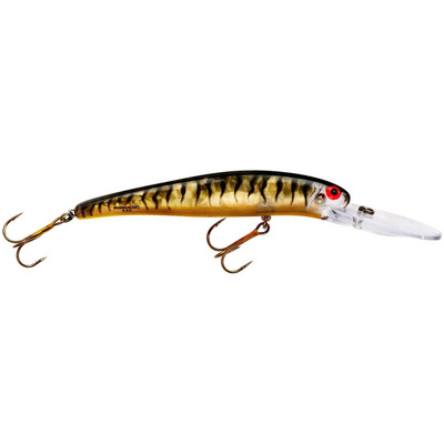 Bomber Deep Long A Lure Gold Chrome/Black Back/Orange Belly ; 4 1/2 in.