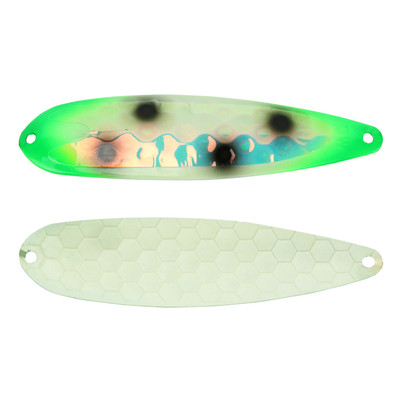 Dreamweaver Super Slim Spoon | Exclusive Color - Dotted Rodfather Glow UV; 3 5/8 in. | FishUSA