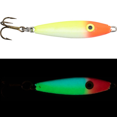 Moonshine Lures Shiver Spoon Blue Clown