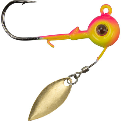 Kalin's Google Eye Spinner Jig 2 Pack, 1/4 oz, White