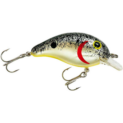 BANDIT LURES Series 200 Crankbait Bass Fishing Lures, Fishing Accessories,  Dives to 8-feet Deep, 2, 1/4 oz, Blue Splatterback