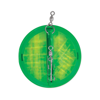 Luhr Jensen Dipsy Diver Kelly Green - Silver Bottom Moonjelly