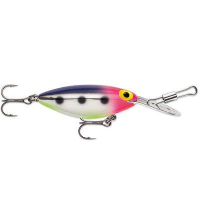 Storm Original Hot 'N Tot Lure - 2.5-in - Running Depth of 7-ft to 20-ft -  Gold Chartreuse Specks AH126