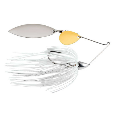 War Eagle Colorado/Willow Spinnerbait White Silver
