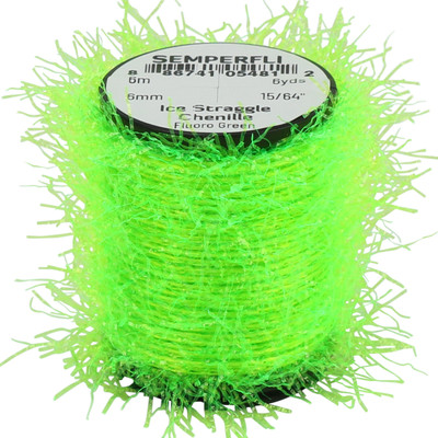 SemperFli Ice Straggle Chenille Fluorescent Green