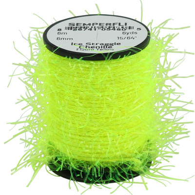 SemperFli Ice Straggle Chenille Fluorescent Yellow