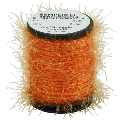 SemperFli Ice Straggle Chenille Hot Orange