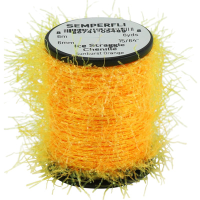 SemperFli Ice Straggle Chenille Sunburst Orange