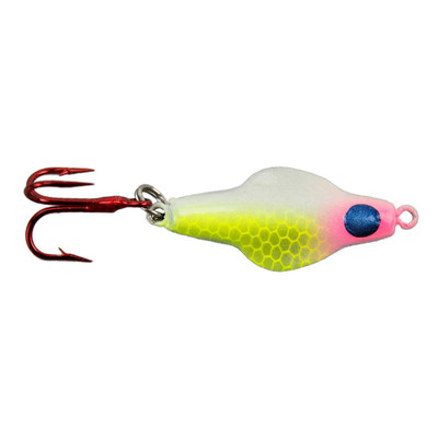 Lindy Quiver Spoon: Pink Glow / Gold; 1/16 oz.