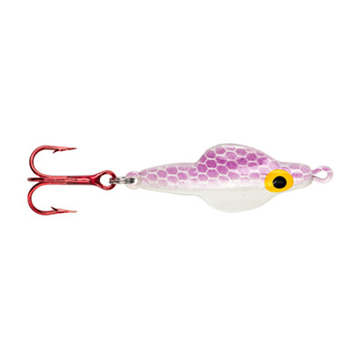 Lindy Rattl'n Flyer Jigging Spoon Purple White Glow