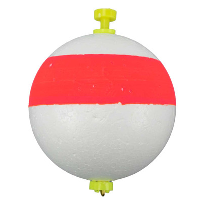 Thill Foam Sphere Float - Snap On Red-White