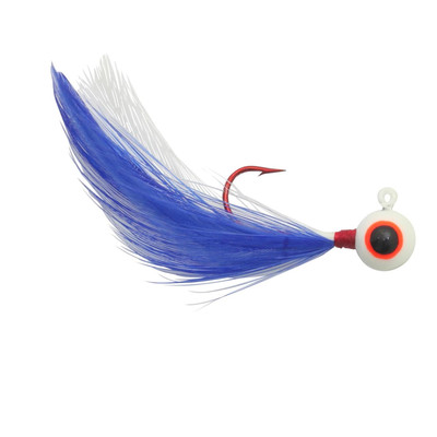 Northland Fire-Fly Jigs White Blue