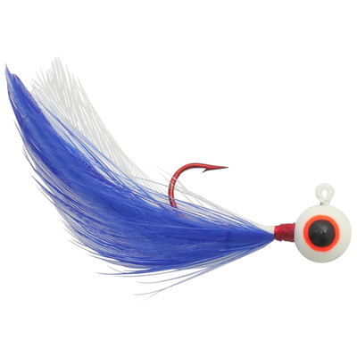 Northland Fire-Fly Jigs White Blue