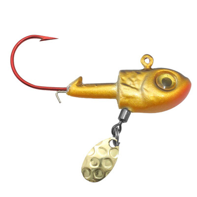 Northland Thumper Spin Jig Head Gold Shiner