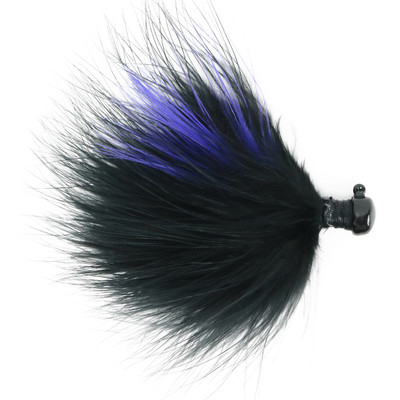 Northland Marabou Jig Black Purple