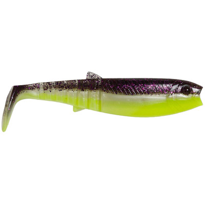 Savage Gear Cannibal Shad - Green Yellow Pearl