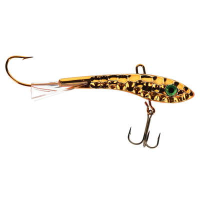 Moonshine Lures Hammered Shiver Minnow Gold