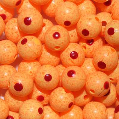 TroutBeads Mottle Beads, 8 mm / Caramel Roe